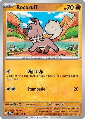 Pokemon TCG - SV09: Journey Together - Rockruff - 084/159