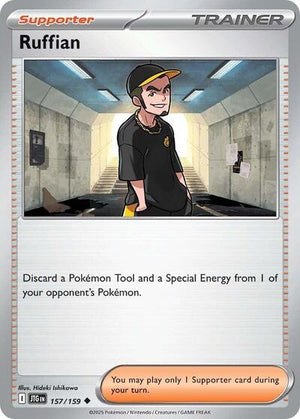 Pokemon TCG - SV09: Journey Together - Ruffian - 157/159 - Reverse Holofoil