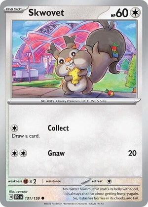 Pokemon TCG - SV09: Journey Together - Skwovet - 131/159