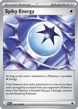 Pokemon TCG - SV09: Journey Together - Spiky Energy - 159/159 - Reverse Holofoil