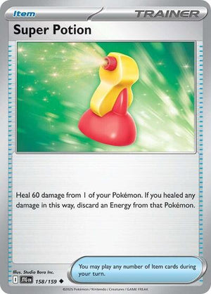 Pokemon TCG - SV09: Journey Together - Super Potion - 158/159 - Reverse Holofoil