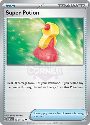 Pokemon TCG - SV09: Journey Together - Super Potion - 158/159