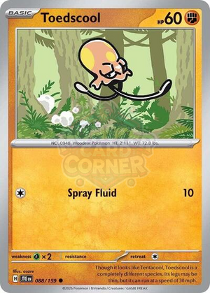 Pokemon TCG - SV09: Journey Together - Toedscool - 088/159
