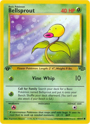 Pokemon TCG - Jungle - Bellsprout - 49/64 - Unlimited