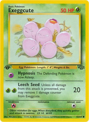 Pokemon TCG - Jungle - Exeggcute - 52/64 - Unlimited