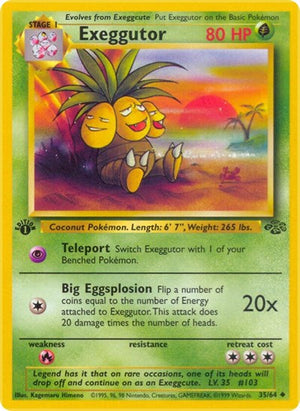 Pokemon TCG - Jungle - Exeggutor - 35/64 - Unlimited