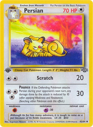 Pokemon TCG - Jungle - Persian - 42/64 - Unlimited