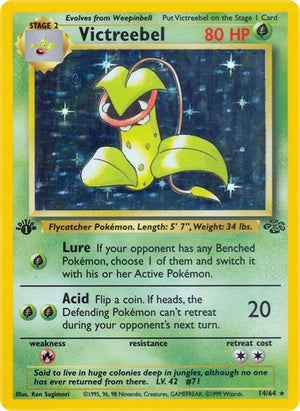 Pokemon TCG - Jungle - Victreebel - 14/64 - Unlimited Holofoil