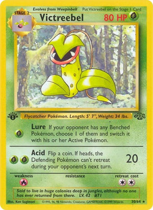 Pokemon TCG - Jungle - Victreebel - 30/64 - 1st Edition