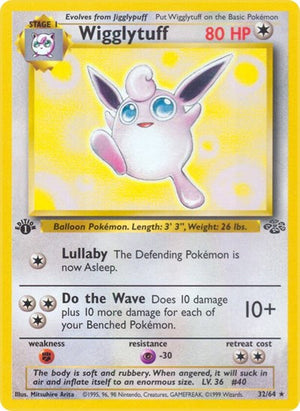 Pokemon TCG - Jungle - Wigglytuff - 32/64 - Unlimited