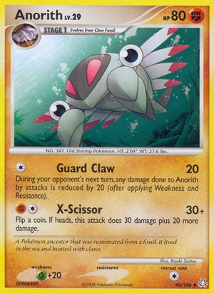 Pokemon TCG - Legends Awakened - Anorith - 46/146 - Reverse Holofoil