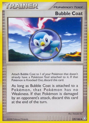 Pokemon TCG - Legends Awakened - Bubble Coat - 129/146 - Reverse Holofoil