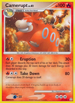 Pokemon TCG - Legends Awakened - Camerupt - 47/146 - Reverse Holofoil