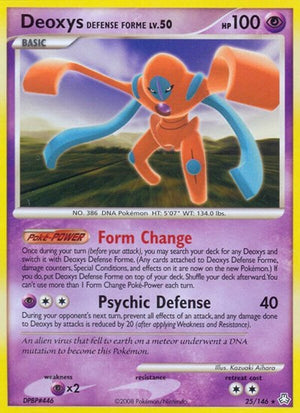 Pokemon TCG - Legends Awakened - Deoxys Defense Forme - 25/146