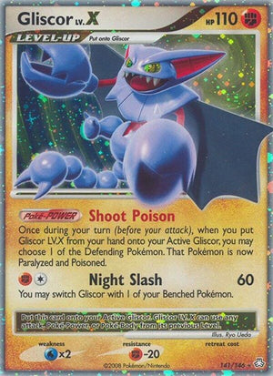 Pokemon TCG - Legends Awakened - Gliscor LV.X - 141/146 - Holofoil