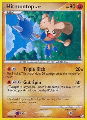 Pokemon TCG - Legends Awakened - Hitmontop - 101/146 - Reverse Holofoil