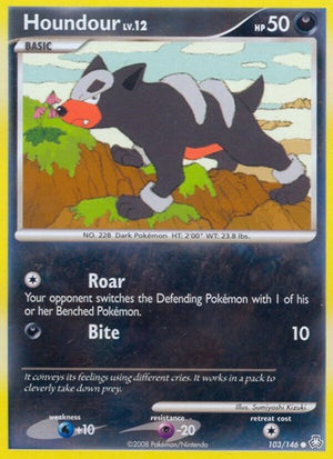 Pokemon TCG - Legends Awakened - Houndour - 103/146 - Reverse Holofoil