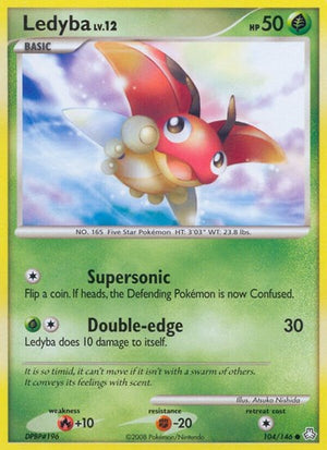 Pokemon TCG - Legends Awakened - Ledyba - 104/146 - Reverse Holofoil