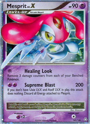 Pokemon TCG - Legends Awakened - Mesprit LV.X - 143/146 - Holofoil