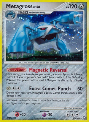 Pokemon TCG - Legends Awakened - Metagross - 10/146 - Reverse Holofoil