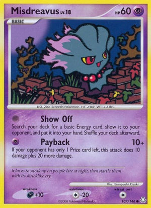 Pokemon TCG - Legends Awakened - Misdreavus - 107/146