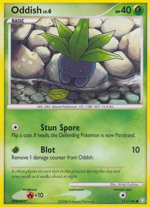 Pokemon TCG - Legends Awakened - Oddish - 111/146 - Reverse Holofoil