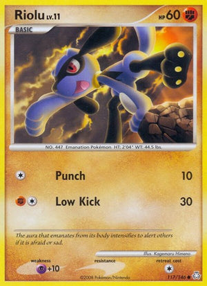 Pokemon TCG - Legends Awakened - Riolu - 117/146 - Reverse Holofoil