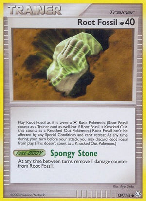 Pokemon TCG - Legends Awakened - Root Fossil - 139/146 - Reverse Holofoil