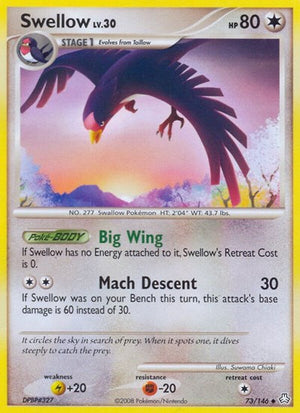 Pokemon TCG - Legends Awakened - Swellow - 73/146