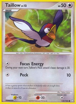 Pokemon TCG - Legends Awakened - Taillow - 124/146
