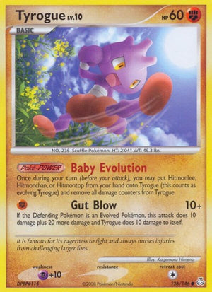 Pokemon TCG - Legends Awakened - Tyrogue - 126/146