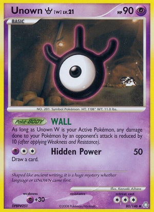Pokemon TCG - Legends Awakened - Unown - 80/146 - Reverse Holofoil