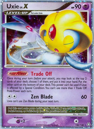 Pokemon TCG - Legends Awakened - Uxie LV.X - 146/146 - Holofoil