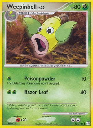 Pokemon TCG - Legends Awakened - Weepinbell - 127/146 - Reverse Holofoil