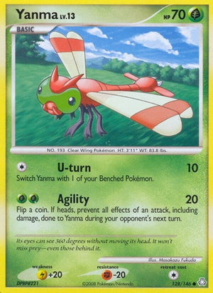 Pokemon TCG - Legends Awakened - Yanma - 128/146 - Reverse Holofoil
