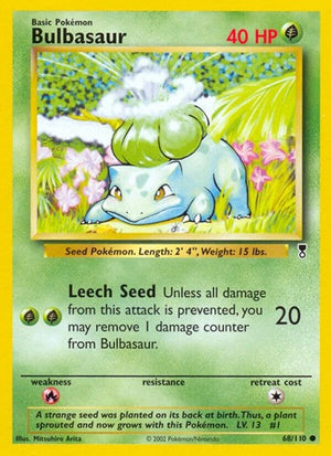 Pokemon TCG - Legendary Collection - Bulbasaur - 068/110