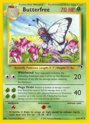 Pokemon TCG - Legendary Collection - Butterfree - 021/110