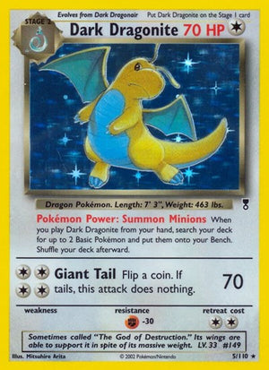 Pokemon TCG - Legendary Collection - Dark Dragonite - 005/110 - Reverse Holofoil