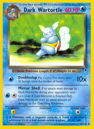 Pokemon TCG - Legendary Collection - Dark Wartortle - 039/110 - Reverse Holofoil