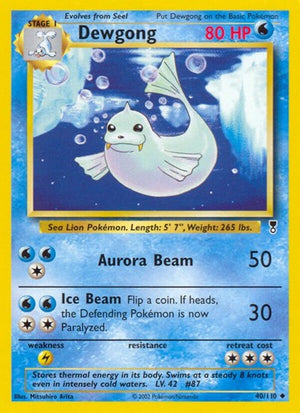 Pokemon TCG - Legendary Collection - Dewgong - 040/110