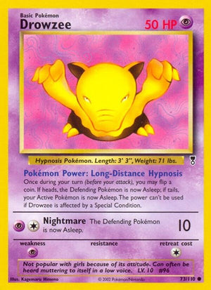 Pokemon TCG - Legendary Collection - Drowzee - 073/110