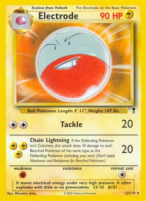 Pokemon TCG - Legendary Collection - Electrode - 022/110 - Reverse Holofoil