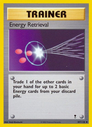Pokemon TCG - Legendary Collection - Energy Retrieval - 107/110 - Reverse Holofoil