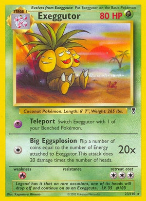 Pokemon TCG - Legendary Collection - Exeggutor - 023/110