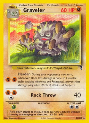 Pokemon TCG - Legendary Collection - Graveler - 044/110 - Reverse Holofoil