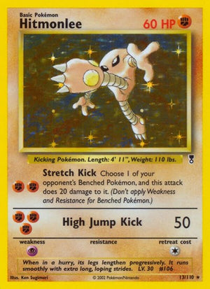 Pokemon TCG - Legendary Collection - Hitmonlee - 013/110 - Reverse Holofoil