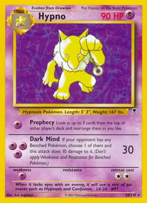 Pokemon TCG - Legendary Collection - Hypno - 025/110