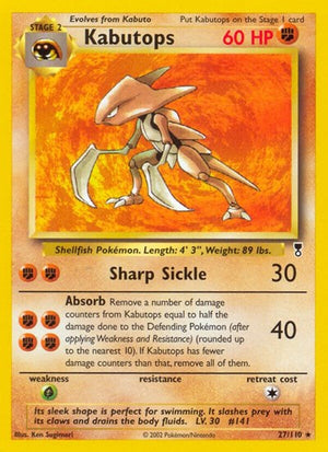 Pokemon TCG - Legendary Collection - Kabutops - 027/110
