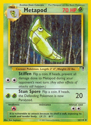 Pokemon TCG - Legendary Collection - Metapod - 054/110