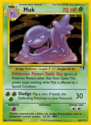 Pokemon TCG - Legendary Collection - Muk - 016/110 - Reverse Holofoil